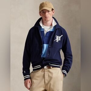 Size M - 🆕️ POLO by Ralph Lauren Fleece Graphic Cruise Navy Jacket